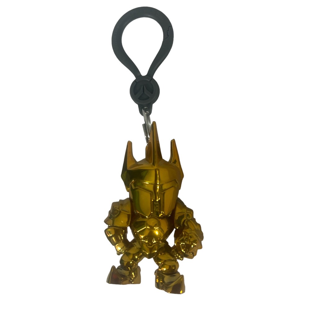 Overwatch Gold Reinhardt Variant Chase Backpack Hanger Keychain Xbox One Ps4 Pc